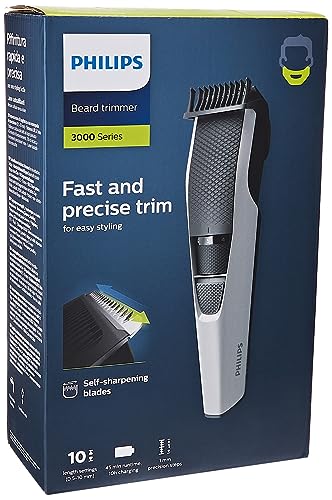 Imagen principal de Philips Beardtrimmer Serie 3000, Barbero Recortadora de Barba con Tecn