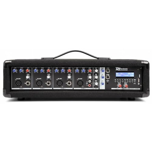 Imagen principal de Power Dynamics PDM-C405A Mezclador DJ de 4 canales con amplificador Me