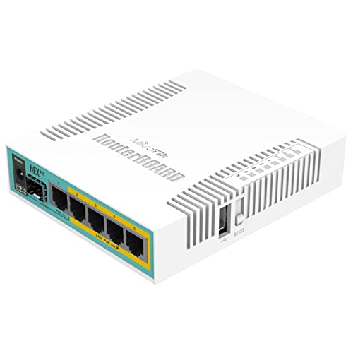 Imagen principal de MikroTik Hex PoE with 800MHz CPU Hex PoE, IEEE 802.3at, RB960PGS (Hex 