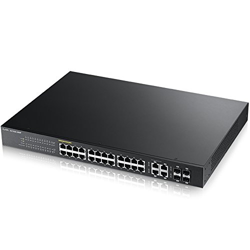 Imagen principal de Zyxel Gigabit Switch PoE+ inteligente de 24 puertos con 375 vatios y 4