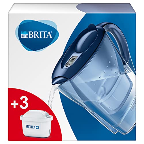 Imagen principal de BRITA Marella Jarra de agua filtrada con 3 cartuchos MAXTRAmás para u