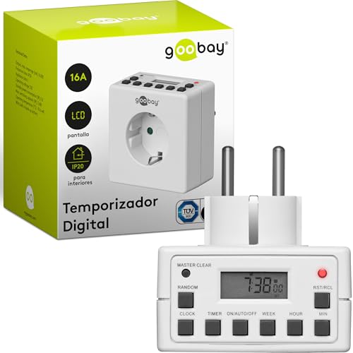 Imagen principal de Goobay 93256 - Enchufe digital con temporizador para interiores